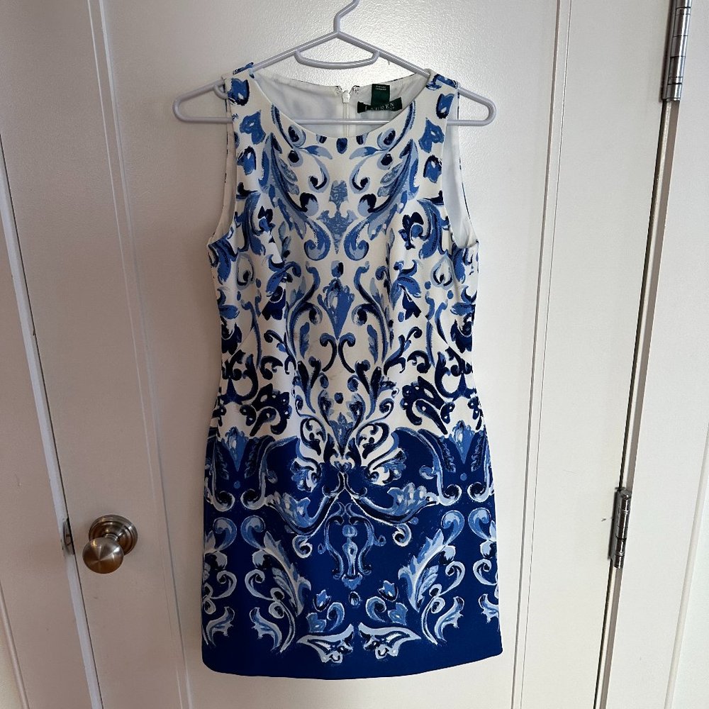 Ralph Lauren, Sleeveless knee-length sheath dress